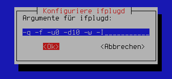 Default configuraton Default configuration